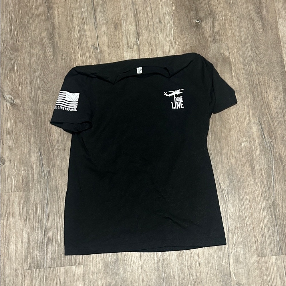 Nine Line Apparel Women's Black Short Sleeve Tee